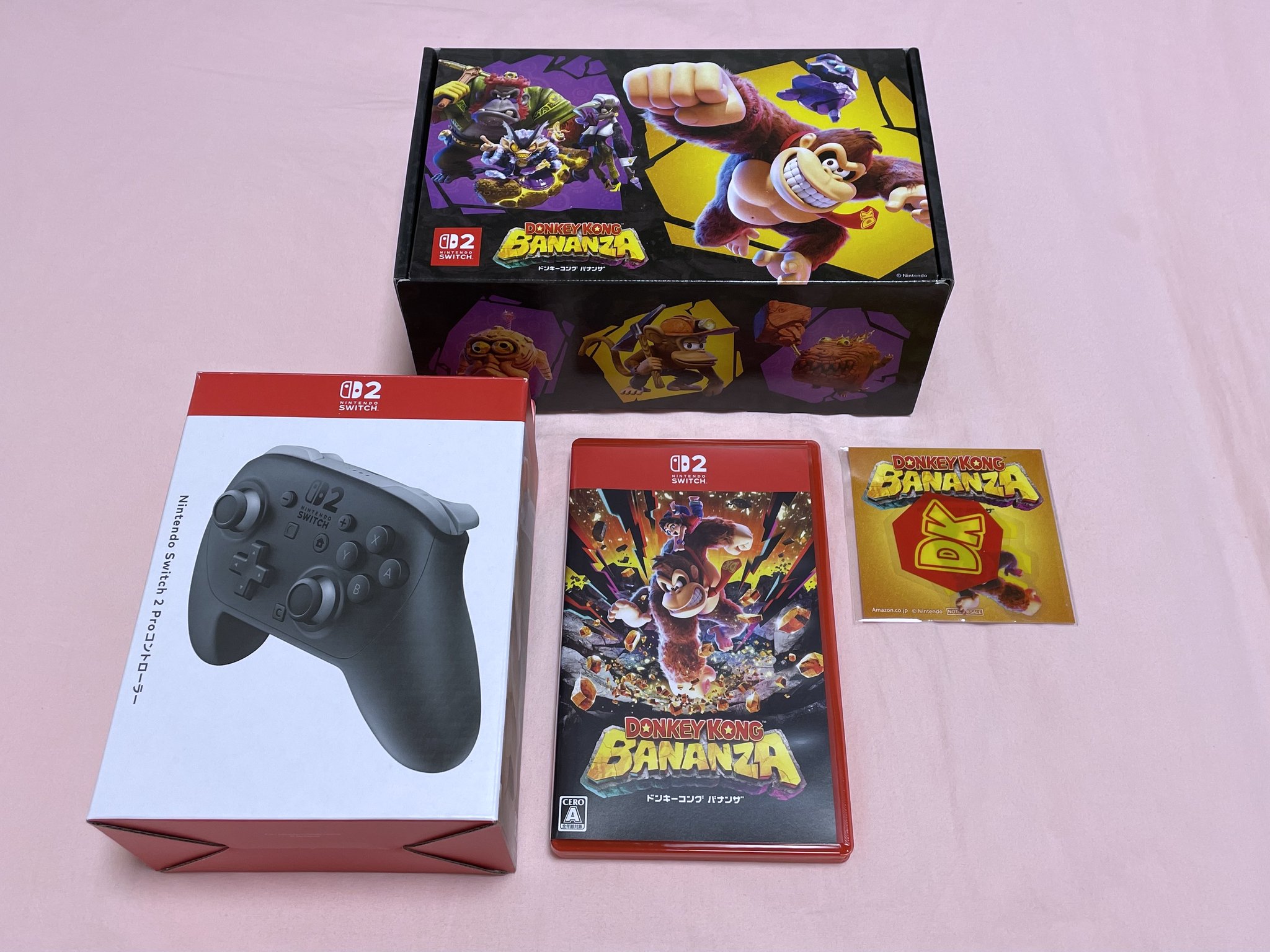 Amazon 限定　ドンキーコング　バナンザ　Switch2 ステッカーセット Amazon.co.jp: ドンキーコング バナンザ -Switch2 【Amazon.co