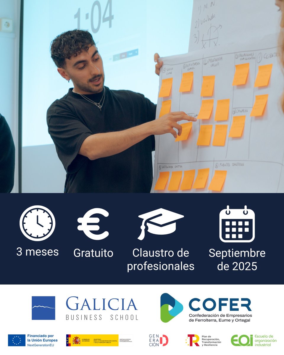 COFER (@coferferrol) on Twitter photo 🚀 Abierta inscripción en el Programa Generación Digital PYMES con certificado en IA 🤖
📍 Presencial en Ferrol + sesiones online
💼 Dirigido a directivos y autónomos de empresas de 1-249 empleados
🔗 + info: cofernet.com/sin-categoria/…
<a href="/ComunidadGBS/">Galicia Business School</a> 🚀 Abierta inscripción en el Programa Generación Digital PYMES con certificado en IA 🤖
📍 Presencial en Ferrol + sesiones online
💼 Dirigido a directivos y autónomos de empresas de 1-249 empleados
🔗 + info: cofernet.com/sin-categoria/…
<a href="/ComunidadGBS/">Galicia Business School</a>