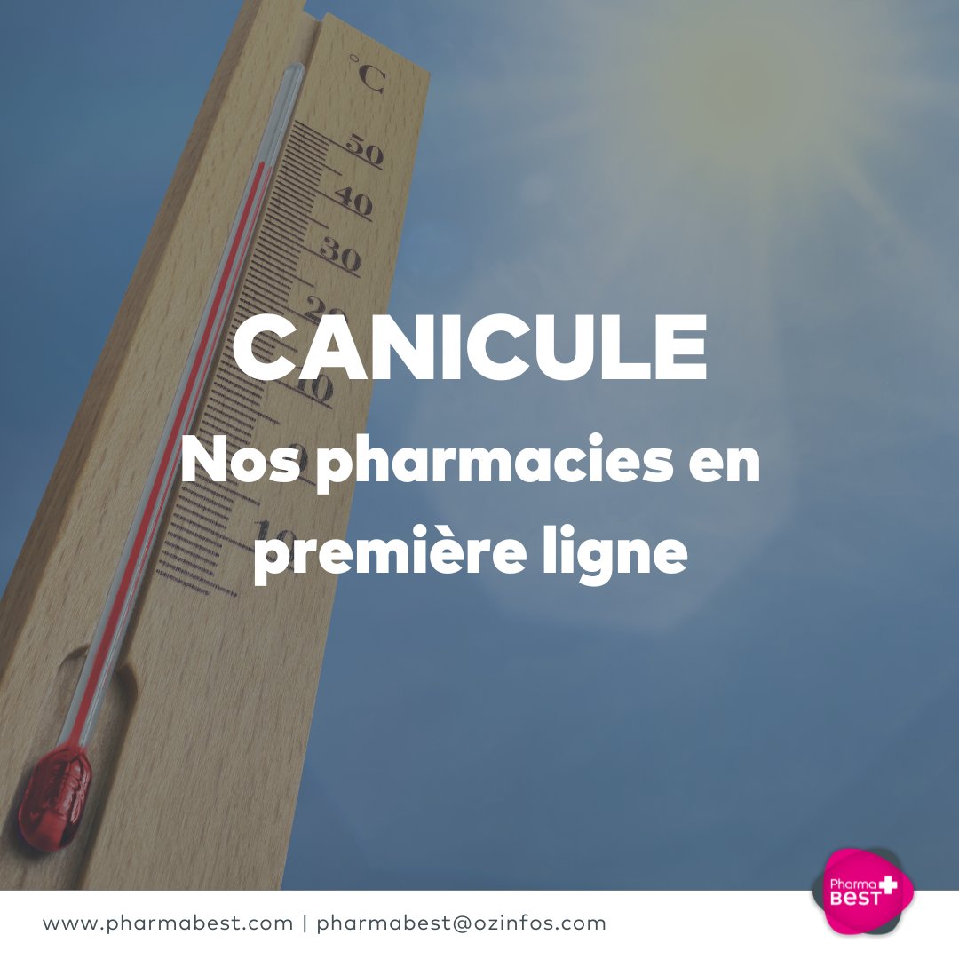 🌡️ #Canicule : nos équipes officinales mobilisées sur le terrain

Face aux épisodes de fortes chaleurs qui touchent actuellement la France, nos pharmacies #PharmaBest jouent pleinement leur rôle d’acteurs de santé de proximité.

Personnes âgées, enfants, femmes enceintes,