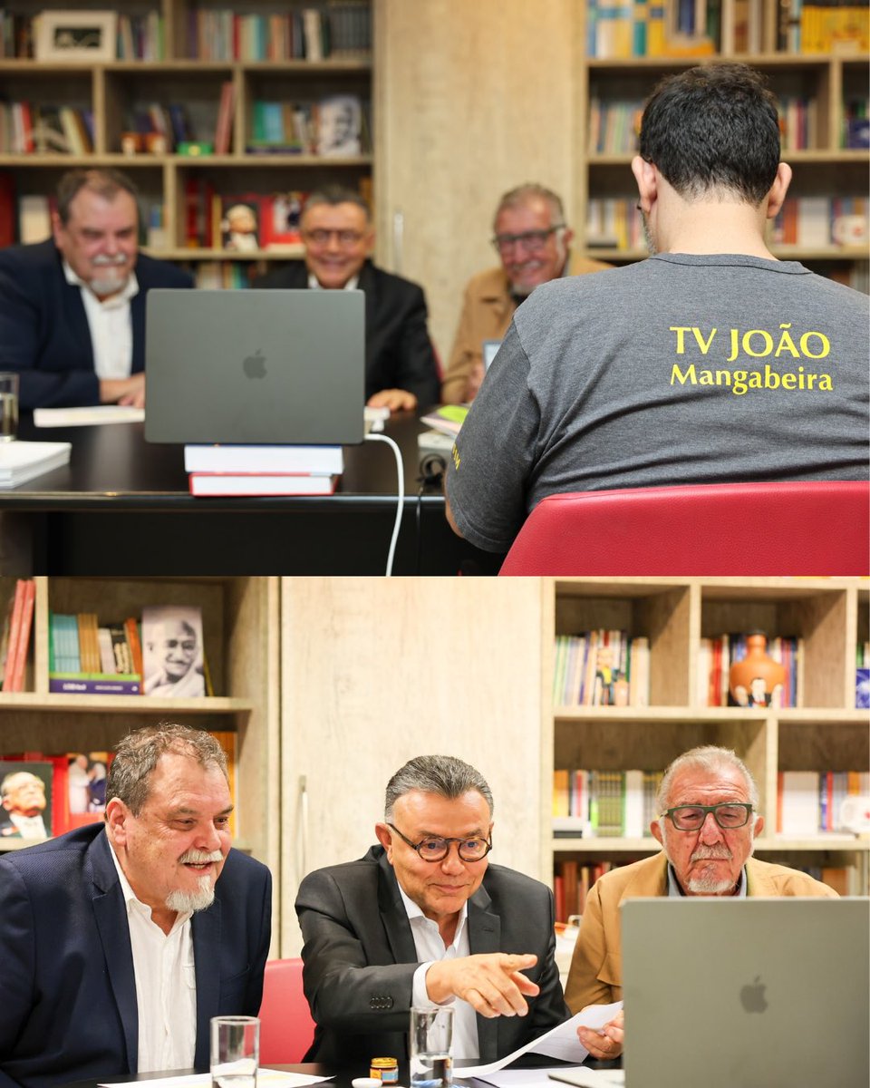Representar para transformar. 🕊️

Ontem à noite, presidi a primeira reunião com os coordenadores estaduais da Fundação João Mangabeira, acompanhado de Paulo Bracarense, secretário de Relações Internacionais, e Domingos Leonelli, secretário de Formação Política, ambos do