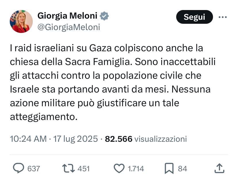 - Migliaia di persone sterminate 🥱

- Colpita una chiesa 😡🤬🤬😡🤬