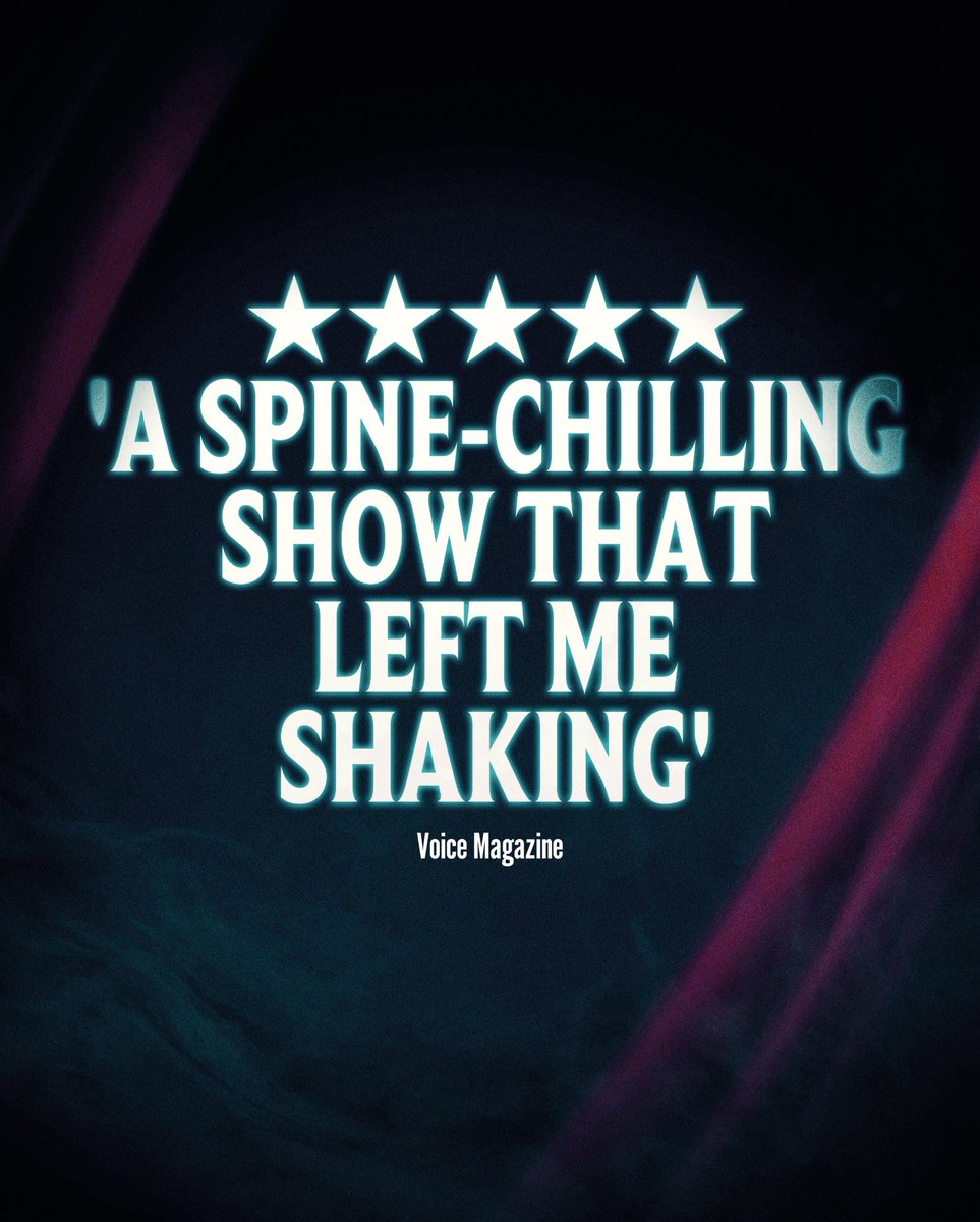 gsonstage's tweet photo. @voicemaguk have spoken! Are you brave enough to book?! https://t.co/OrVs28Ymq2 👻 #GhostStoriesPlay https://t.co/iJ5X7qPr1h