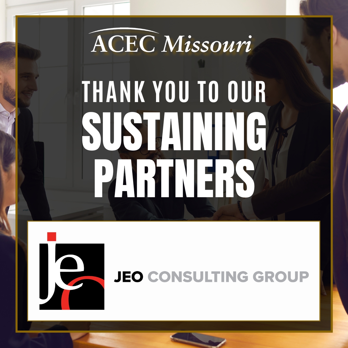 ACEC/MO (@acec_mo) on Twitter photo ACEC Missouri would like to thank <a href="/JEOinc/">JEO Consulting Group</a> for their support as a Sustaining Partner for 2025-2026!
jeo.com; linkedin.com/company/jeo-co…; facebook.com/JEOConsulting/; instagram.com/jeoconsulting/ ACEC Missouri would like to thank <a href="/JEOinc/">JEO Consulting Group</a> for their support as a Sustaining Partner for 2025-2026!
jeo.com; linkedin.com/company/jeo-co…; facebook.com/JEOConsulting/; instagram.com/jeoconsulting/