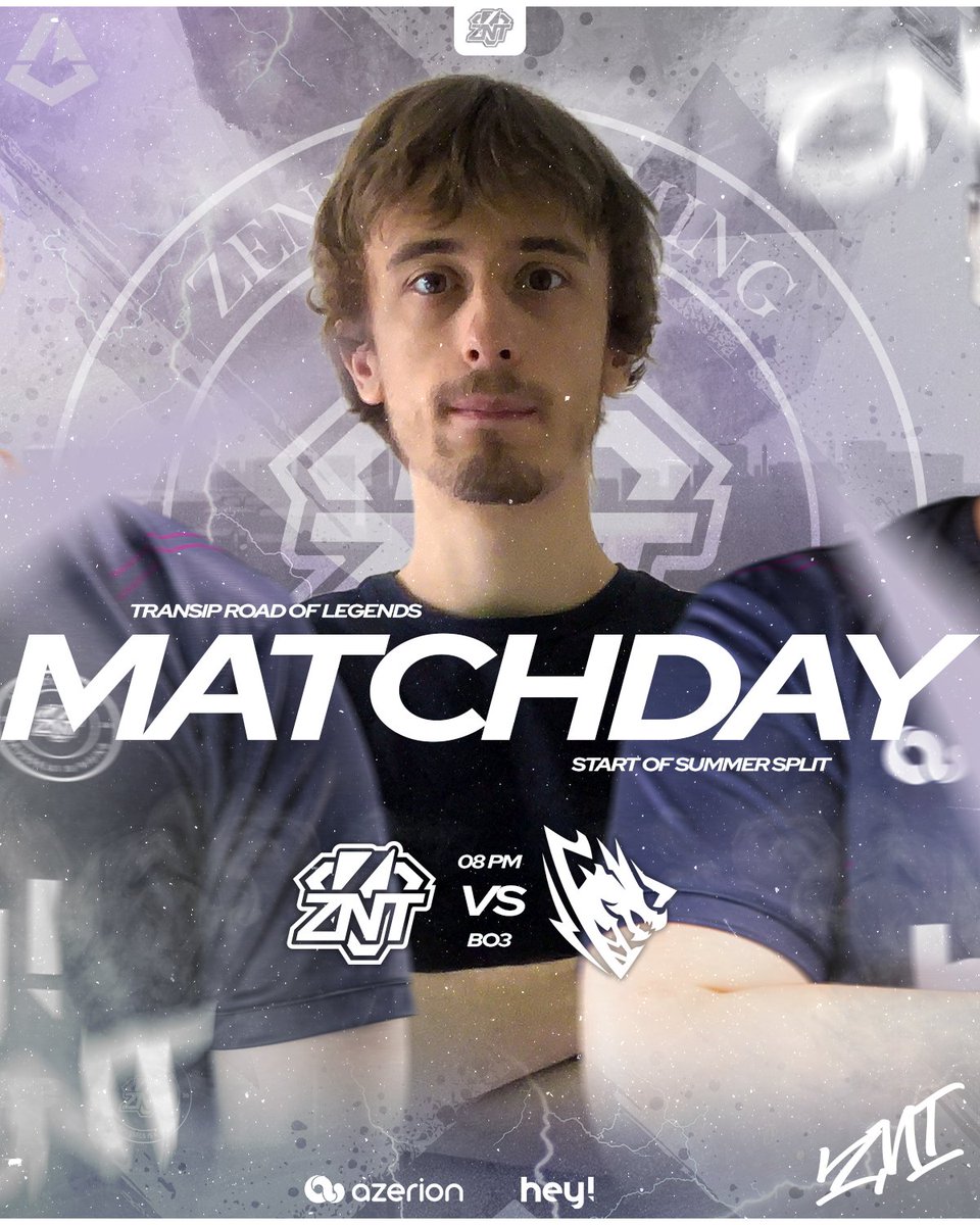 🔥 MATCHDAYYYY🔥

On lance le Summer Split de la <a href="/RoadOfLegends/">TransIP Road Of Legends</a> ce soir à 20h 🆚 <a href="/Jormungang_JMGG/">JMGG</a>💥

Nouveau départ, même ambition💪

#ZNTWIN