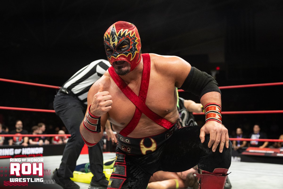 ringofhonor's tweet image. .@_ReyHechicero with a huge win against @Angelico_AEW on ROH TV!
WatchROH.com