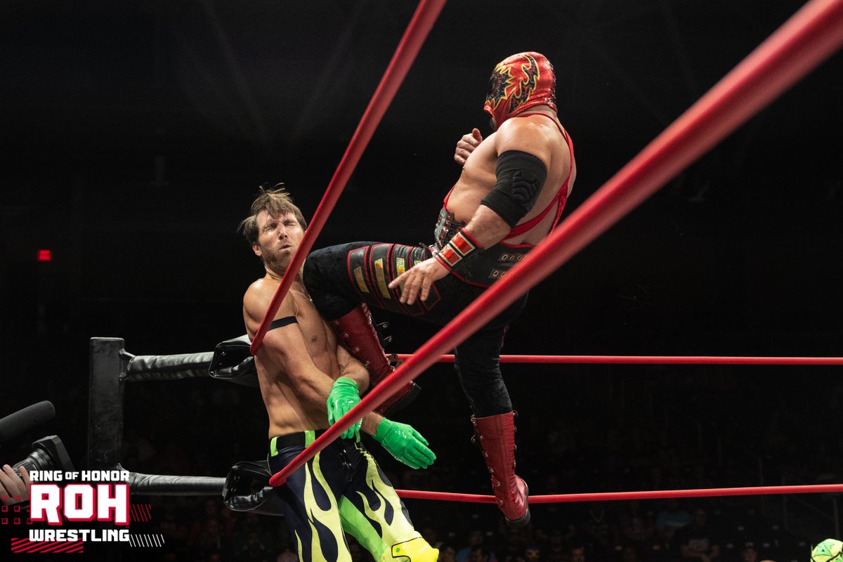 ringofhonor's tweet image. .@_ReyHechicero with a huge win against @Angelico_AEW on ROH TV!
WatchROH.com