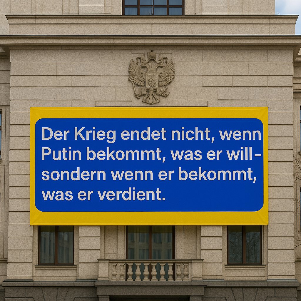 JohannaNyman5's tweet image. “The war won’t end when Putin gets what he wants — but when he gets what he deserves.”