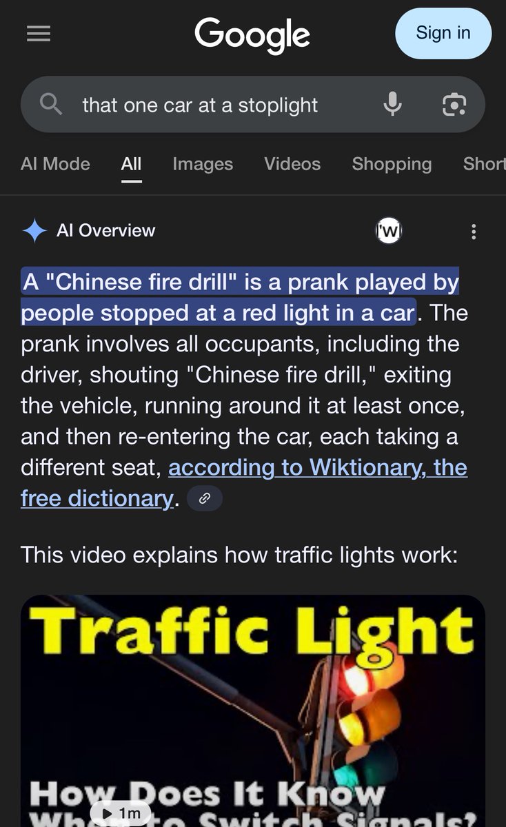 WinstonParody's tweet photo. Is this a thing? I was googling a meme and google AI gave me this https://t.co/9CUluf06JG