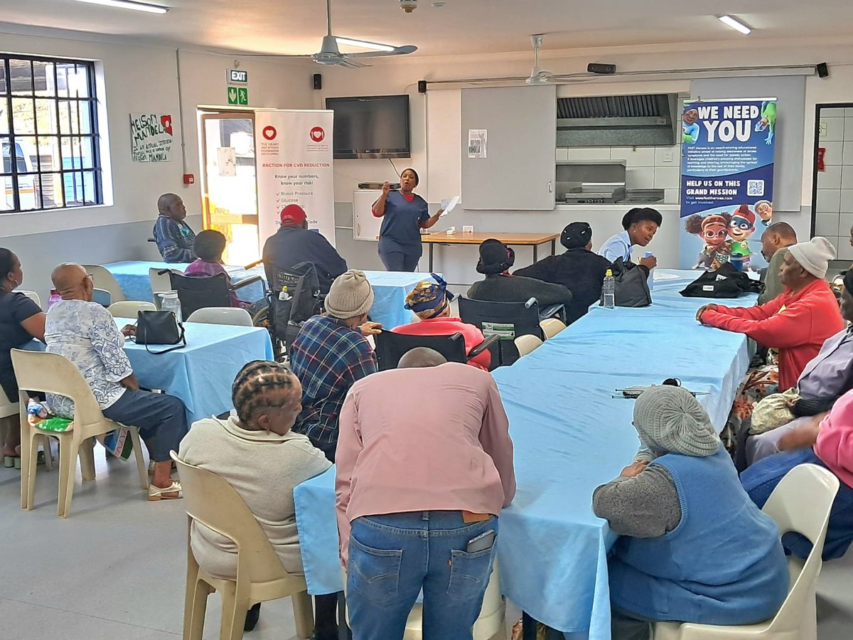 Our Durban team out at Issy Geshen for community outreach🧠❤👇

#StrokeActionNow #HSFSA #CVDREDUCTION
