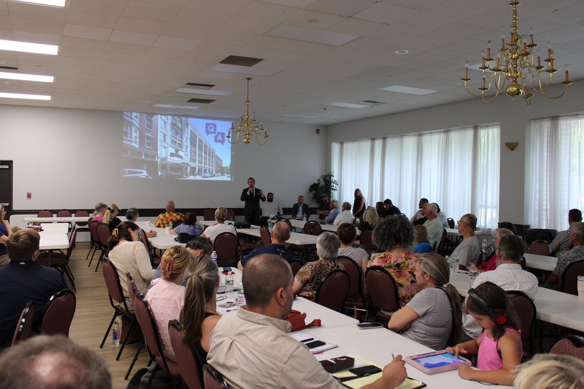 TroyCityHall's tweet image. Thank you everyone who came out to last night’s first public meeting on new City Hall!
You heard how this move will:
✅ Save taxpayer dollars
✅ Boost 4th St. economic growth
✅ Restore civic pride with a permanent City Hall
Next mtg: July 23, 6PM @ Burgh Boys & Girls Club.
