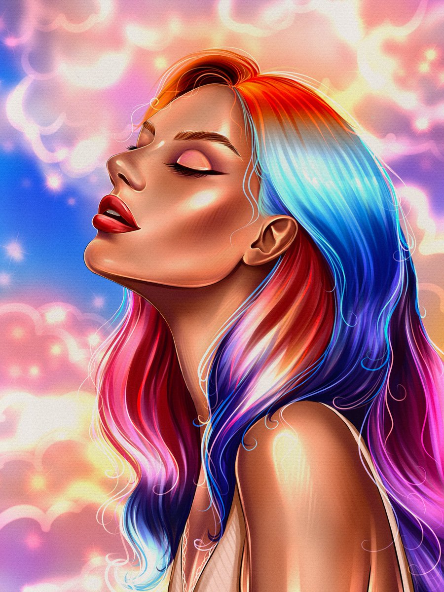 Kolhanova_art's tweet image. Good evening lovely Fam💞
New day with new drop ✨💫
💫“Dreamer”✨
Her thoughts soar above the clouds, and her soul paints stars across the sky. She is the embodiment of dreams without limits💖
✨3/3
✨65 XTZ
objkt.com/tokens/KT19B1P…
#MadeCommunity1 #MadeArtBridge #NFT