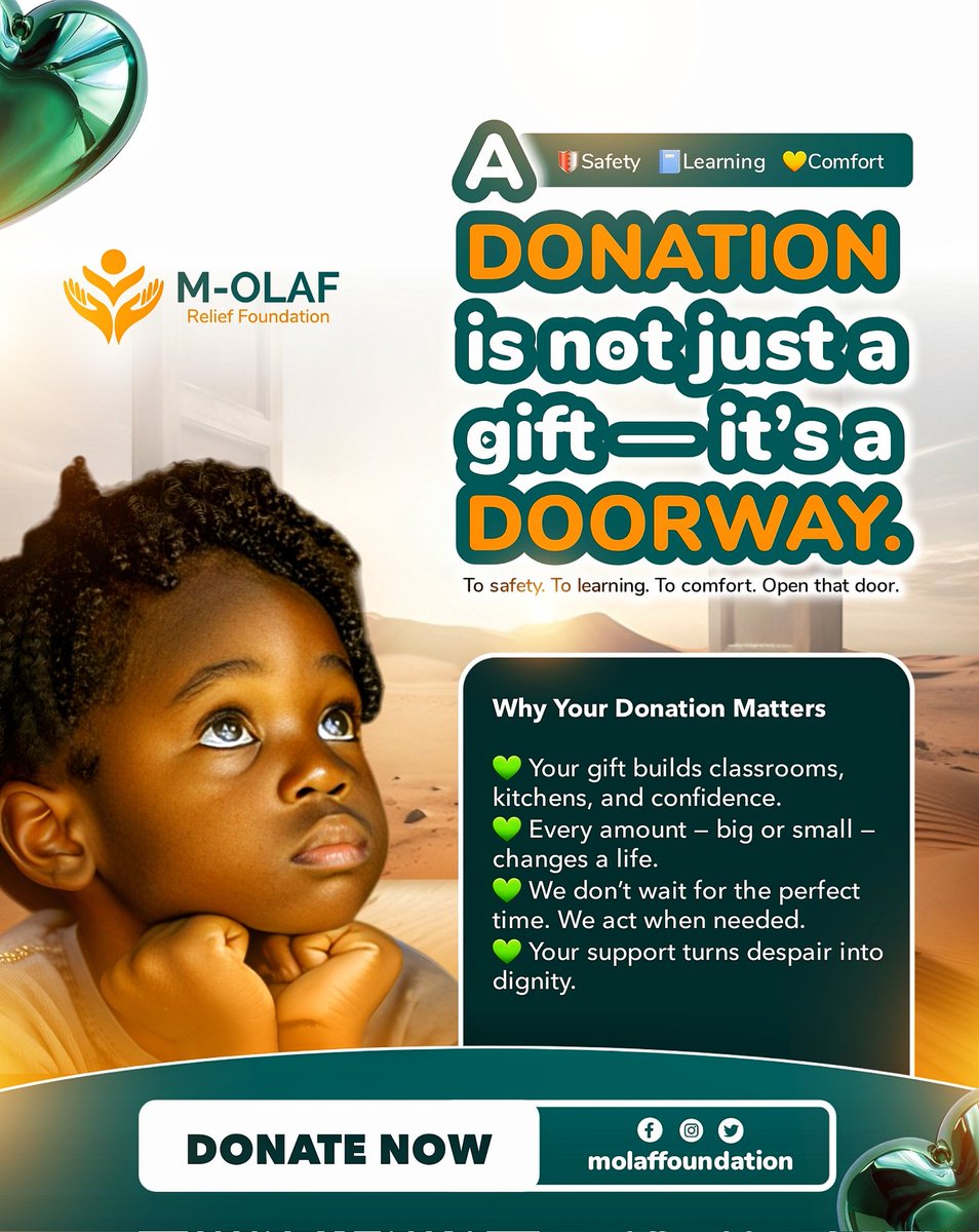 molaffoundation's tweet photo. Another day to make an impact of touching lives through your donations.

Together we can make a positive impact in the lives of the less privileged in the communities through our kind generosity 

#togetherwecan #humanityfirst #hopeinaction #changethenarrative #endhungerng https://t.co/jcEyq98GqU