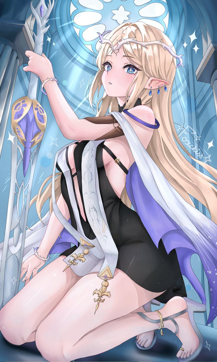 Foxckiss's tweet image. ₊‧.💎°.⋆⚔️•˚₊‧✨⋆.
#鳴潮 #カルテジア #WutheringWaves #Cartethyia #Fanart