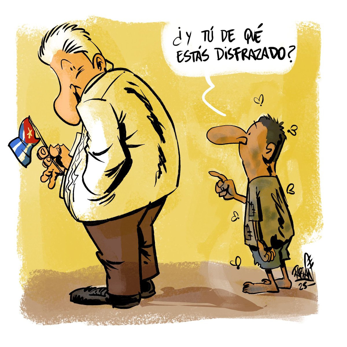 Hablando de #disfraces en #CubaEstadoFallido 2

#CubaEsUnaDictadura #Cuba
#digitaldrawing #Sketching