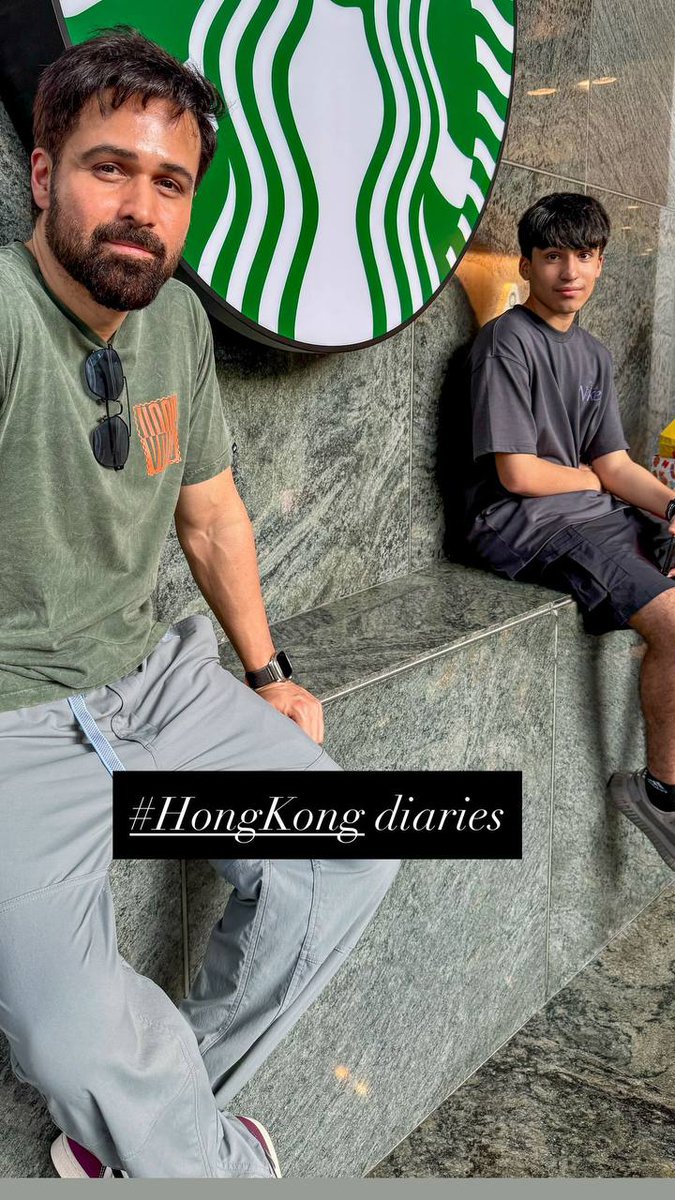 AyaanHashmiFC's tweet photo. New drop from the Hashmi's 🩵
#EmraanHashmi #AyaanHashmi #HongKongDiaries https://t.co/ZNYMXOtlTc