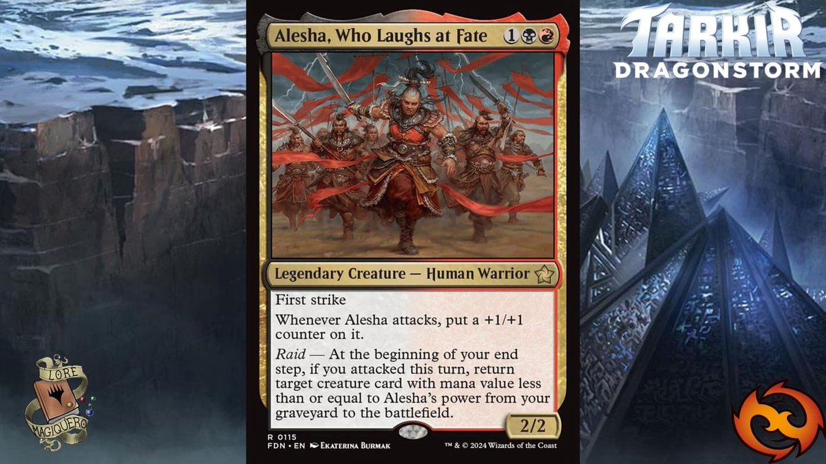 Lore_Magiquero's tweet photo. Alesha
#mtg #magicthegathering #mtglore #vorthos #MTGHispano #MTGLATAM #MTGTDM #MTGTarkir #Tarkir https://t.co/EryjTzgQeJ