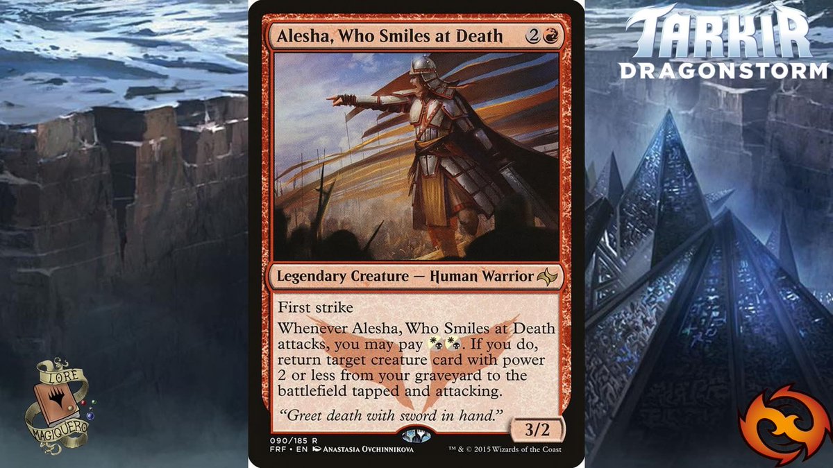 Lore_Magiquero's tweet photo. Alesha
#mtg #magicthegathering #mtglore #vorthos #MTGHispano #MTGLATAM #MTGTDM #MTGTarkir #Tarkir https://t.co/EryjTzgQeJ