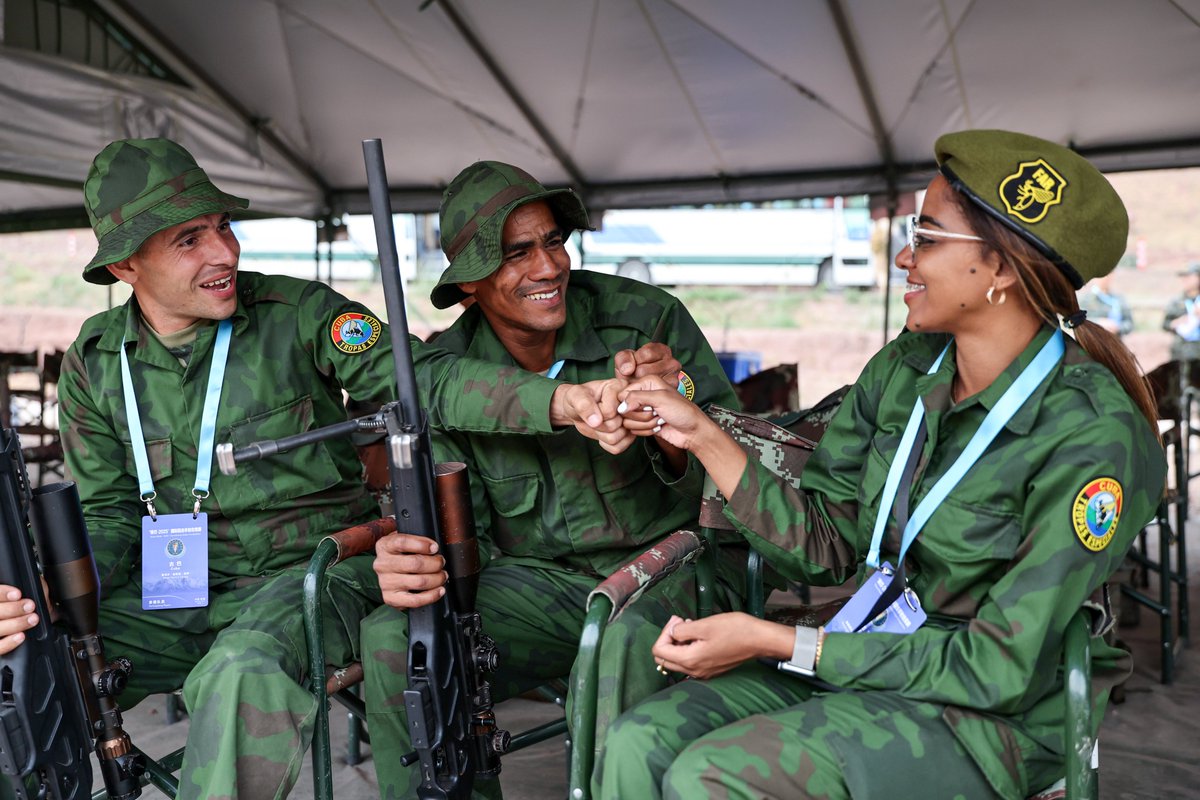 Frontlinestory's tweet image. #Camouflage in Camera: Capturing the Hidden Warriors of Sharp Blade-2025
Zoom in on the excitement at the ongoing #SharpBlade2025 International #Sniper Competition in #Urumqi, #Xinjiang. Through the lens, witness how snipers blend into their environment, competing fiercely…