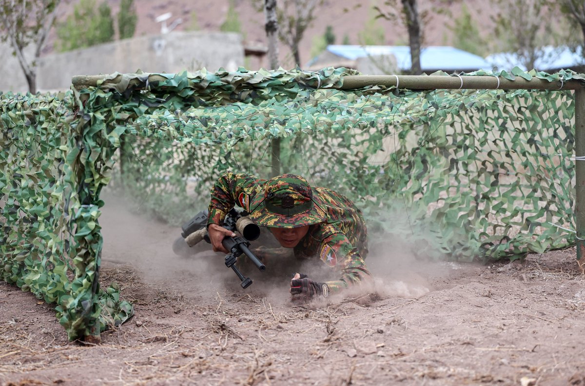 Frontlinestory's tweet image. #Camouflage in Camera: Capturing the Hidden Warriors of Sharp Blade-2025
Zoom in on the excitement at the ongoing #SharpBlade2025 International #Sniper Competition in #Urumqi, #Xinjiang. Through the lens, witness how snipers blend into their environment, competing fiercely…