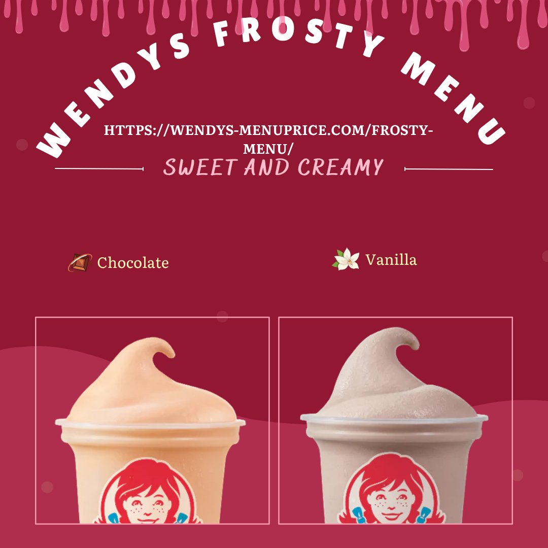 menu_wendy48371's tweet image. Wendy’s Frosty Menu
wendys-menuprice.com/frosty-menu/
#wendysmenu
#wendysfrostymenu
#frostymenu
#menufrosty