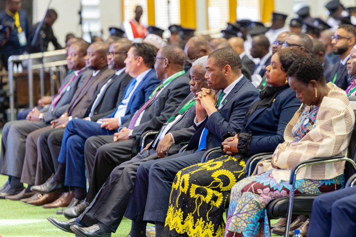 Viongozi pamoja na wageni mbalimbali wakiwa kwenye kwenye hafla ya uzinduzi wa Dira ya Taifa ya Maendeleo 2050 iliyofanyika katika ukumbi wa Mikutano wa Jakaya Kikwete (JKCC) Jijini Dodoma tarehe 17 Julai, 2025.