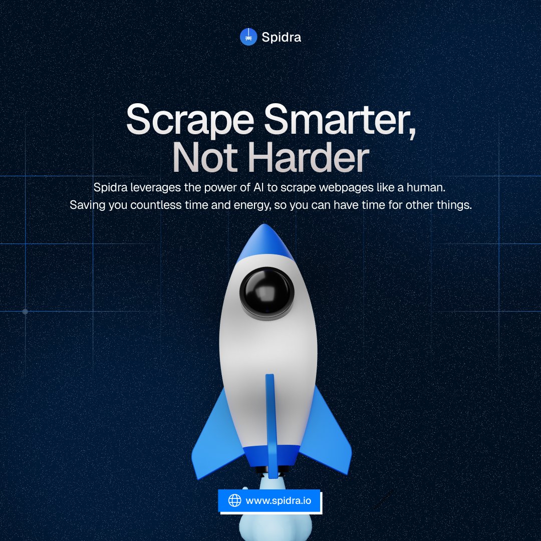 spidra_io's tweet image. Why scrape the hard way? Spidra handles it like a pro, so you can get back to what actually matters.
Visit spidra.io today
#webscraping #AIautomation #nocode #dataextraction #spidra #indiehacker #startuptools #growthhacking