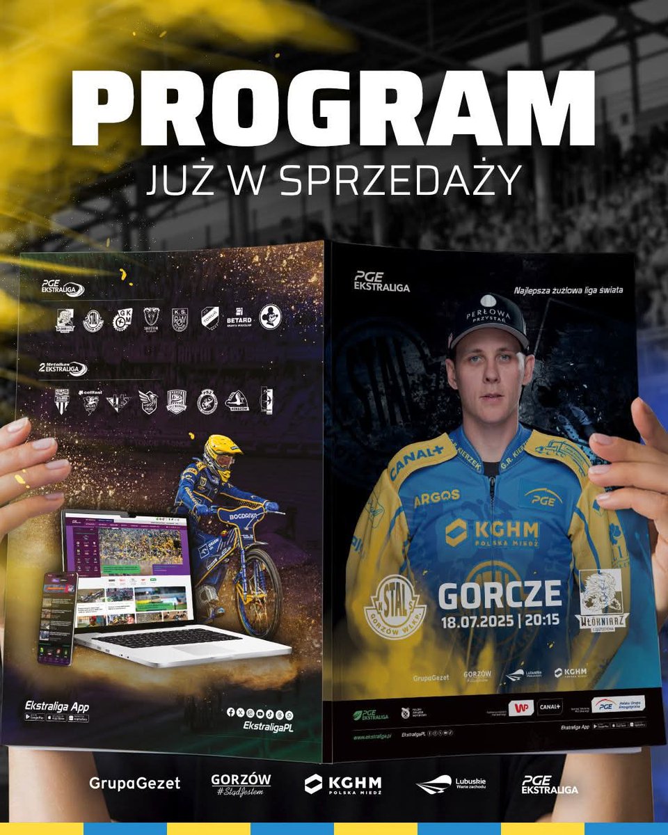 Program meczowy #GORCZE do kupienia w Sklepie Kibica 💥

Sklep Kibica czynny👇
czwartek 10-16,
piątek od godz. 10 do końca zawodów.

Cena programu - 20 zł

#STALeRAZEM