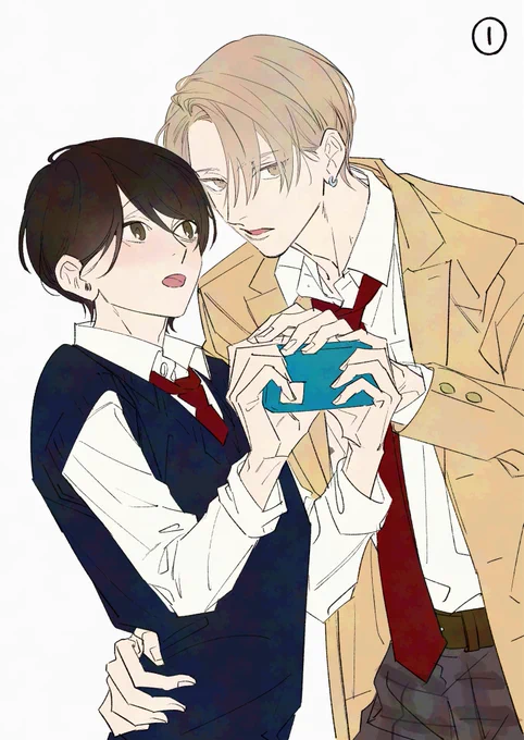 何かアイころ関連で載せるのないかなーってゴソゴソしてたら、扉とカバーイラストのボツ案が出てきました 1枚目の汚いやつは単話扉のラフで、他はコミックスのカバーラフです