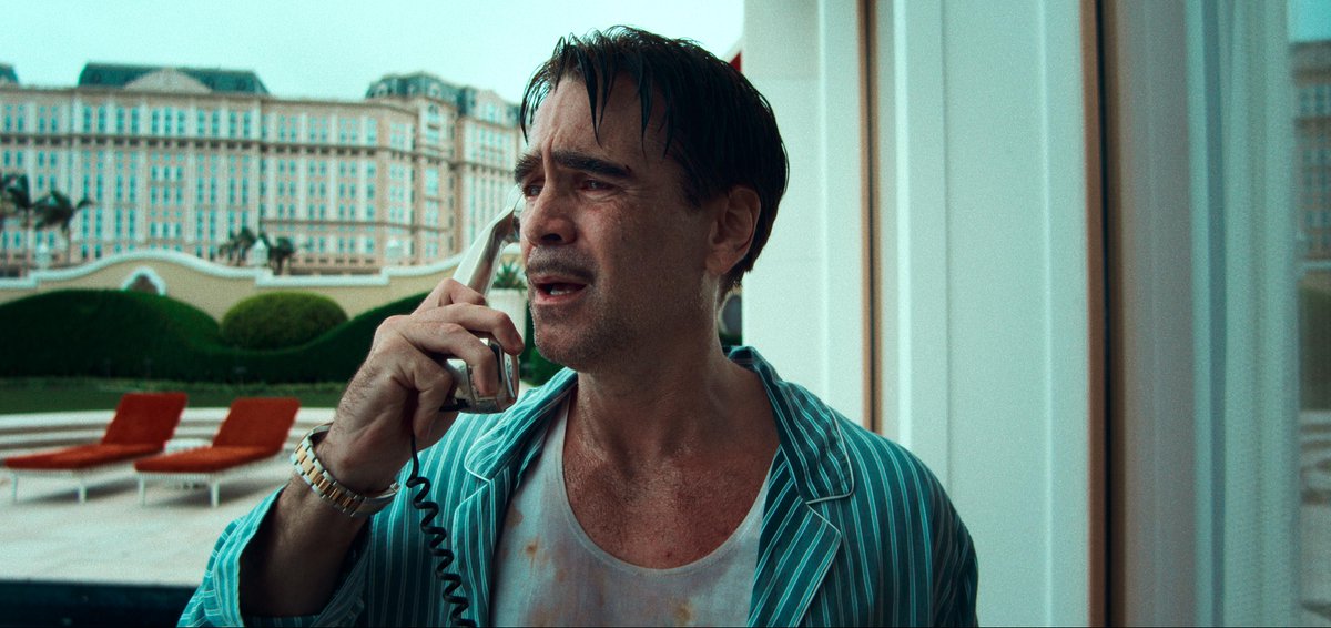 NetflixUK's tweet image. Here is your first look at BALLAD OF A SMALL PLAYER, directed by Edward Berger and starring Colin Farrell, Fala Chen and Tilda Swinton.
Coming to select cinemas in October and on Netflix 29 October.
