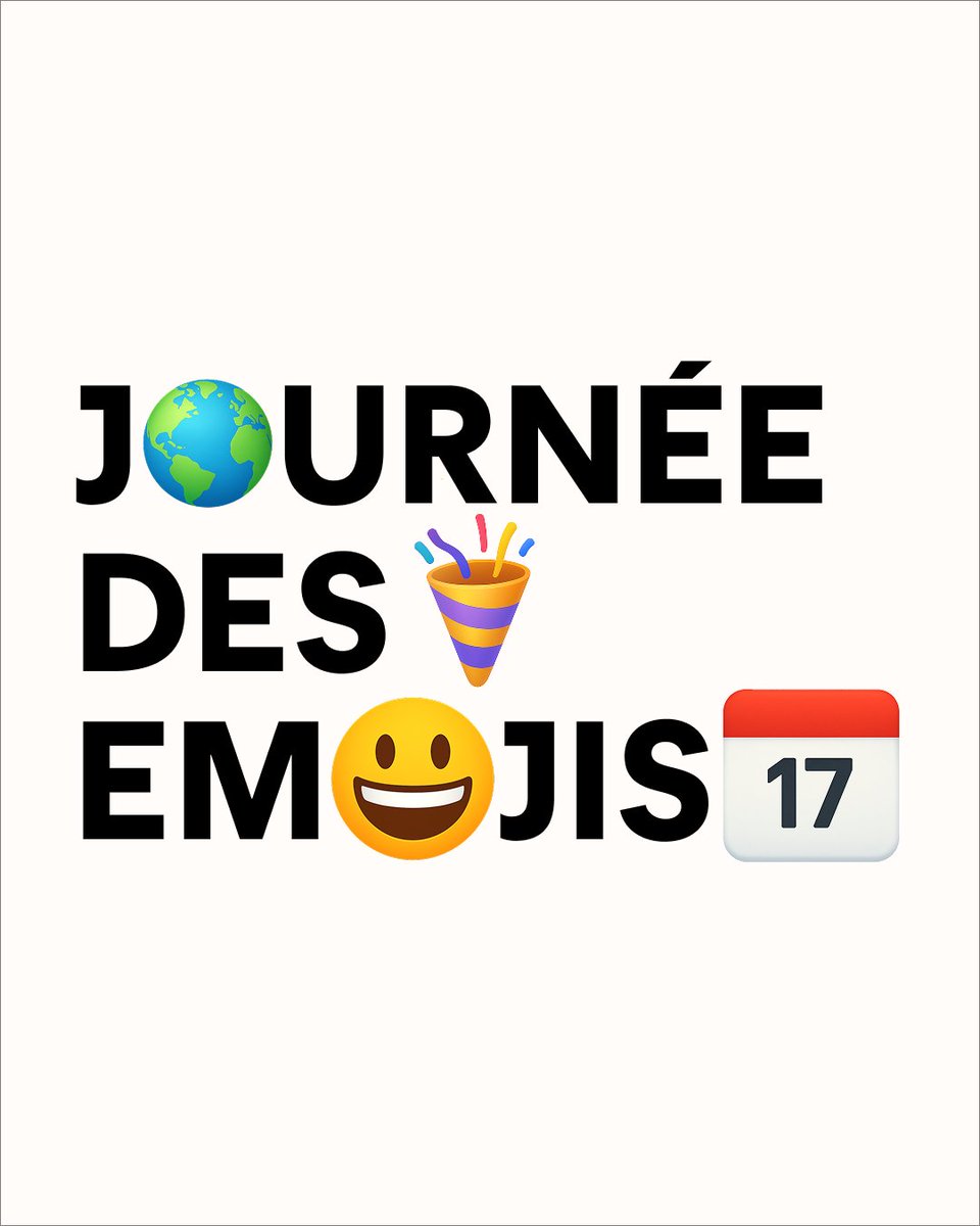 🦄 Nous espérons que ta journée est remplie de​ 😂, 😆, 🌈 et 🧁et pas de 😢, 🌧️ et 😭💔​
#journéedesemojis