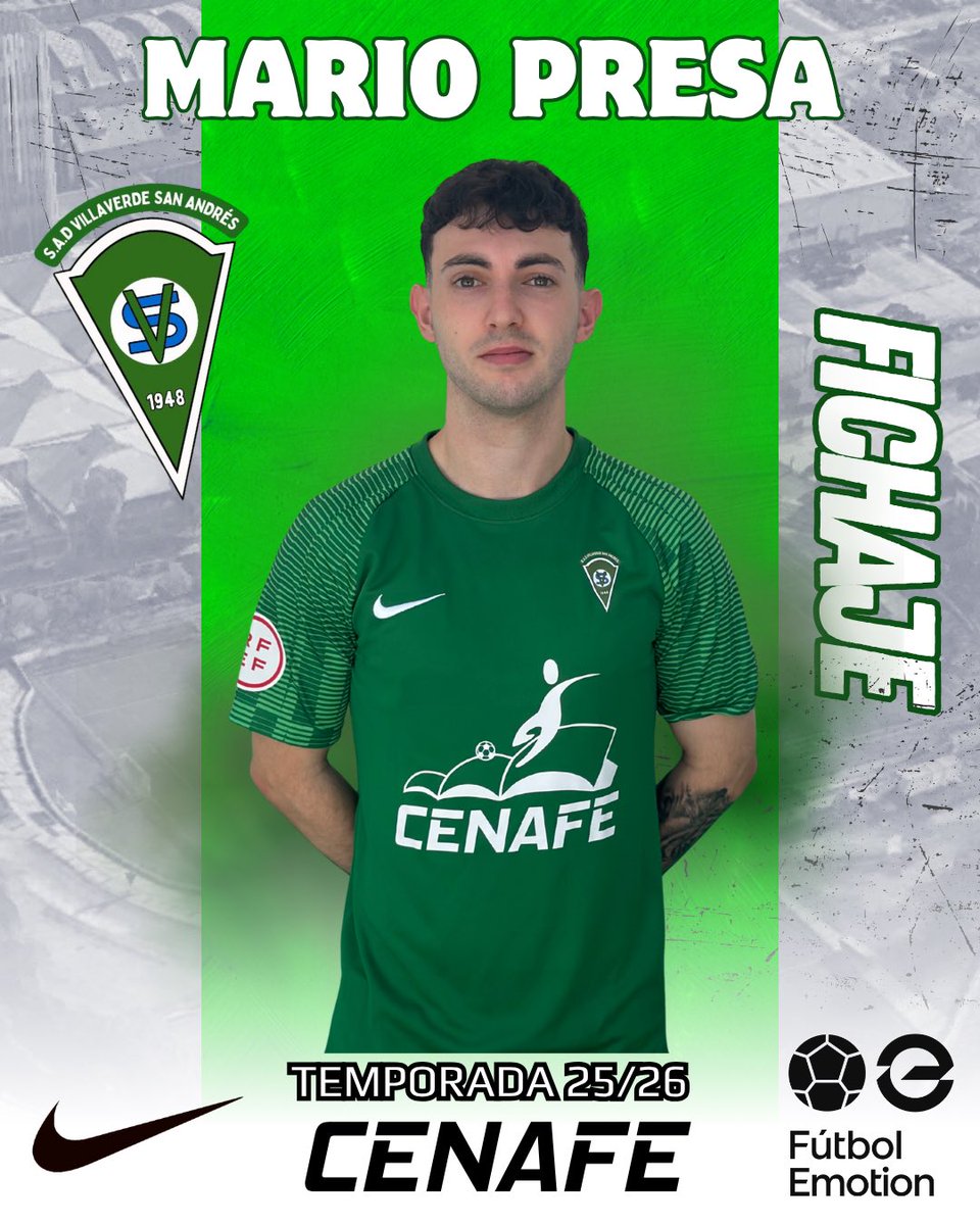 FICHAJE ⚽️

Mario Presa se convierte en nuevo refuerzo de 𝙀𝙇 𝘽𝙊𝙏𝙏𝙄 para la banda verde.

Extremo con gol y velocidad con balón que el míster hizo debutar en 3Div.

#elbotti #vamosbotti💚 #presafichado #elbarriohumildadesfuerzo