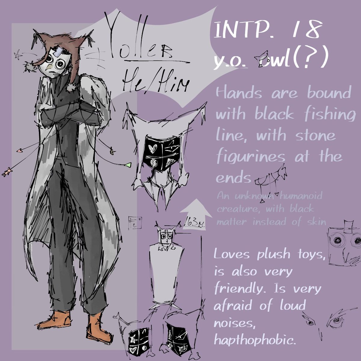 hyperARTperson's tweet image. 20 folowers! Huge thanks to you're guys!! and in honor of that, meet - Yoller! This is my oc)
•
#shitpost #oc #originalcharacterart #originalcharacter