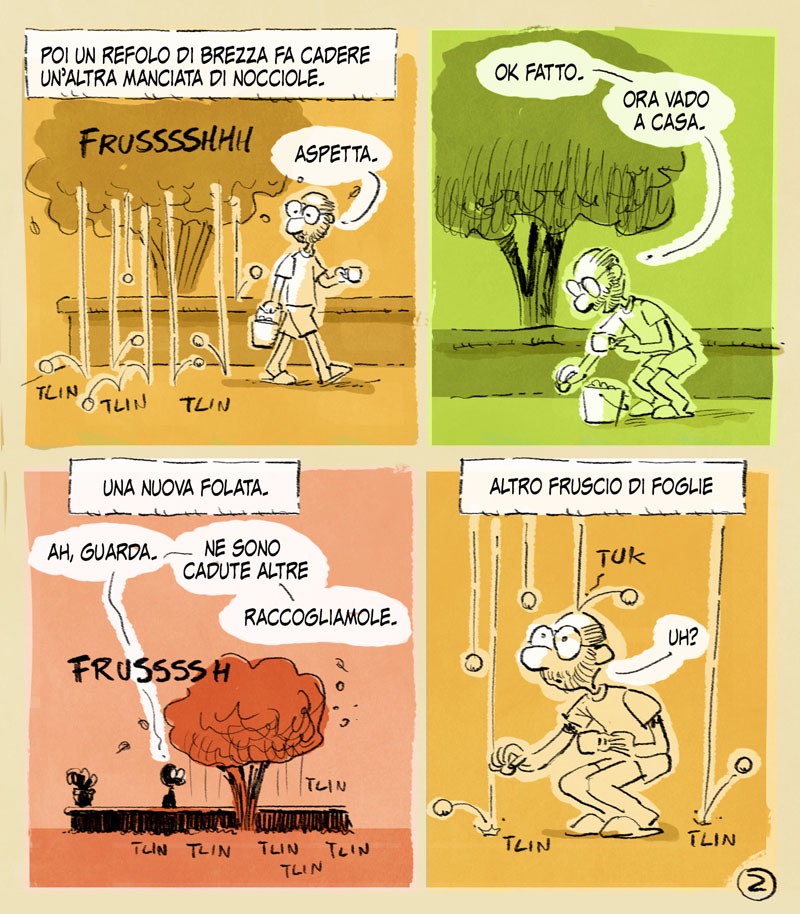 tartaro7's tweet image. Come tutti gli anni il nocciolo gigante dietro casa ha cominciato a far cadere le prime nocciole e la mia produzione settimanale di disegni ha subito un misterioso crollo.
#TartaPazzo #nocciole #GiornateStranamenteBrevi #CaffèFreddi