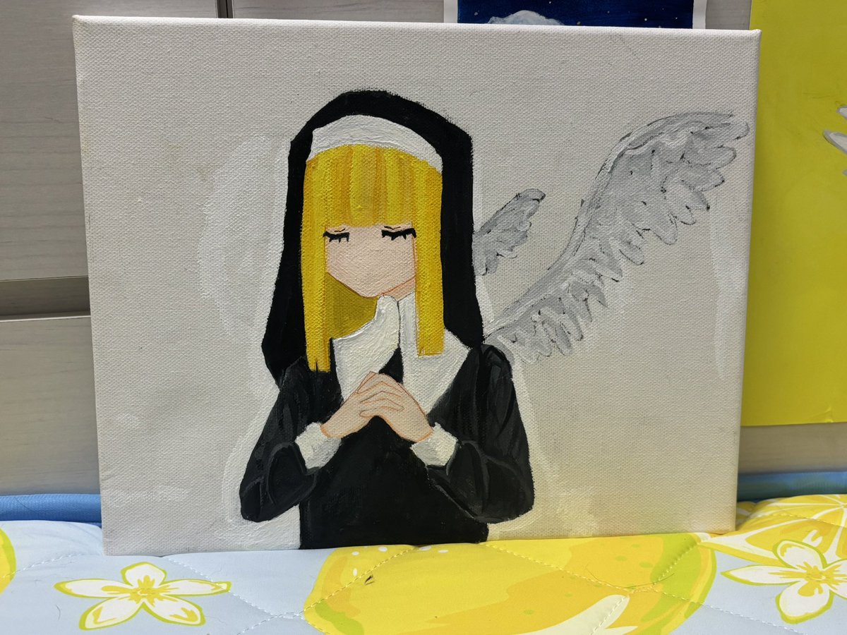 amaumi_miu's tweet image. シスターと天使の組み合わせガチで好き
#イラスト #イラスト好きさんと繋がりたい #絵描きさんフォロバ100 #絵描きさんと繋がりたい #シスター #天使