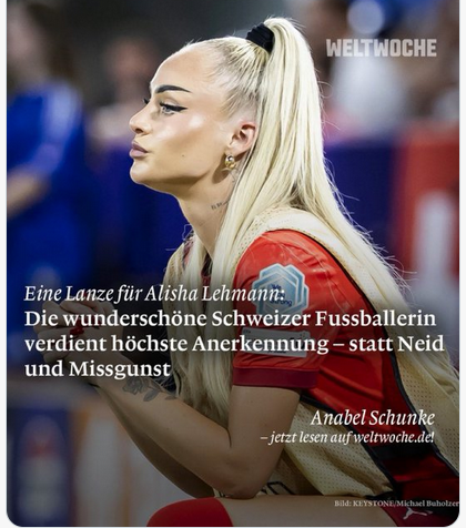 Äh Anabel, wo genau ist Alisha Lehmann schön ?

Die ist künstlicher als Plastik

Was für Menschen finden sowas schön ?