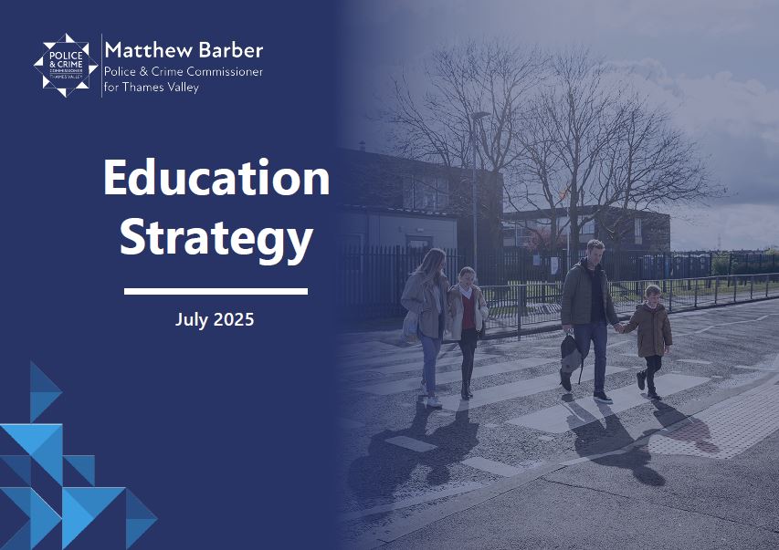 Thames Valley OPCC (@tv_pcc) on Twitter photo 🚨 Education strategy launched to reduce risk of children being affected by crime
<a href="/matthew_barber/">Matthew Barber</a> strategy aims to promote a consistent approach to crime education with a focus on prevention and improving trust in policing.
Read the full story 👉 thamesvalley-pcc.gov.uk/news/education… 🚨 Education strategy launched to reduce risk of children being affected by crime
<a href="/matthew_barber/">Matthew Barber</a> strategy aims to promote a consistent approach to crime education with a focus on prevention and improving trust in policing.
Read the full story 👉 thamesvalley-pcc.gov.uk/news/education…