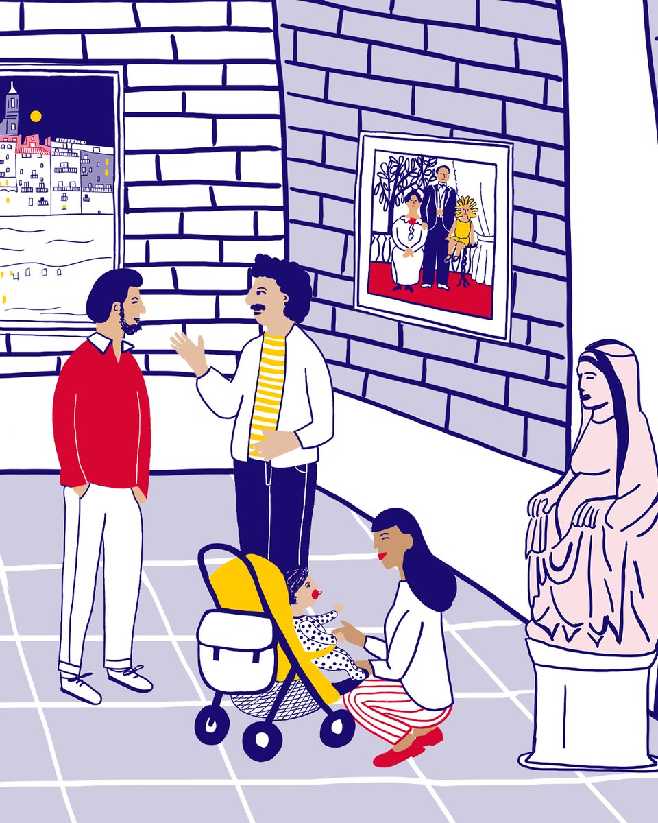 🧵 Ningú no sap si va ser ella qui va mirar el quadre, o si el quadre la va mirar a ella.

👇