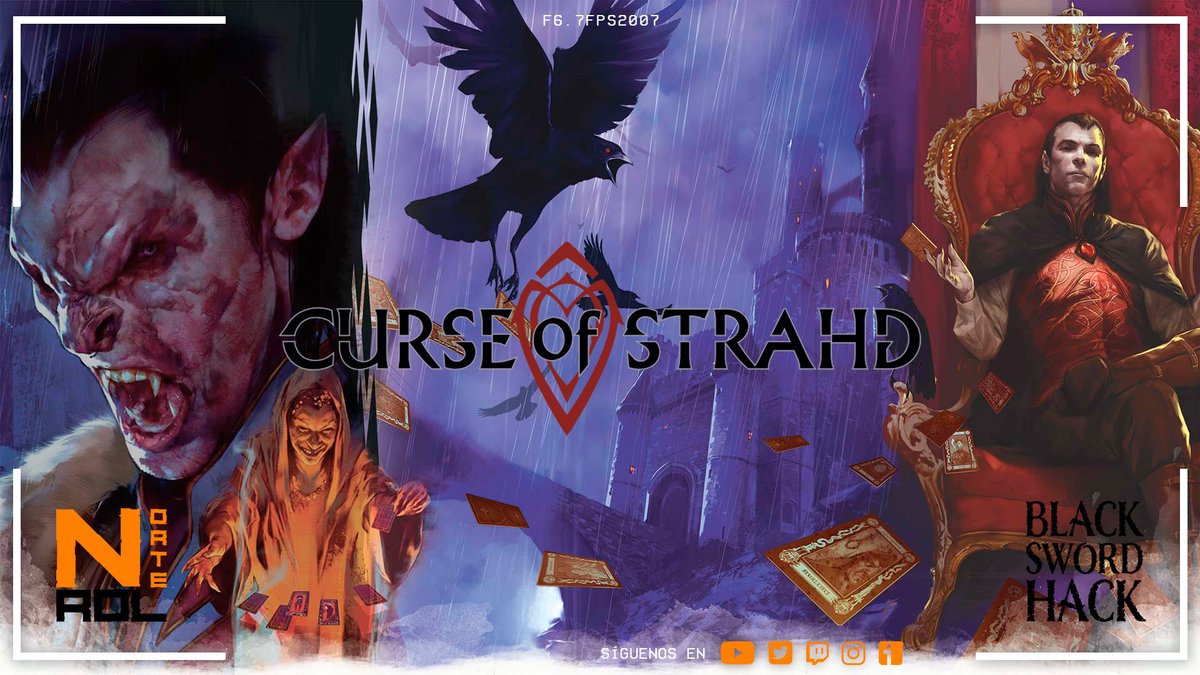 Nacho_Rolero's tweet image. Mañana viernes 18, regresamos a las desoladas tierras de Barovia con el Cap. 6 de LA MALDICION DE STRAHD con sistema Black Sword Hack publicado por @TheHillsPress @Wizards_DnD
A las 22:00h. en twitch.tv/norterol