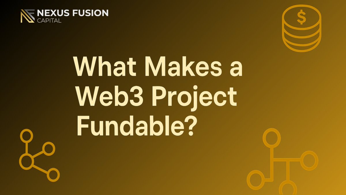 At Nexus Fusion Capital, we look beyond hype. We fund projects that show:

✅️ Problem-Solving Utility:
✅️ Experienced Founding Team
✅️ Sound Tokenomics
✅️ Roadmap with Accountability 
✅️ Legal Terms &amp; Agreements

We fund projects that we believe in, and protect the