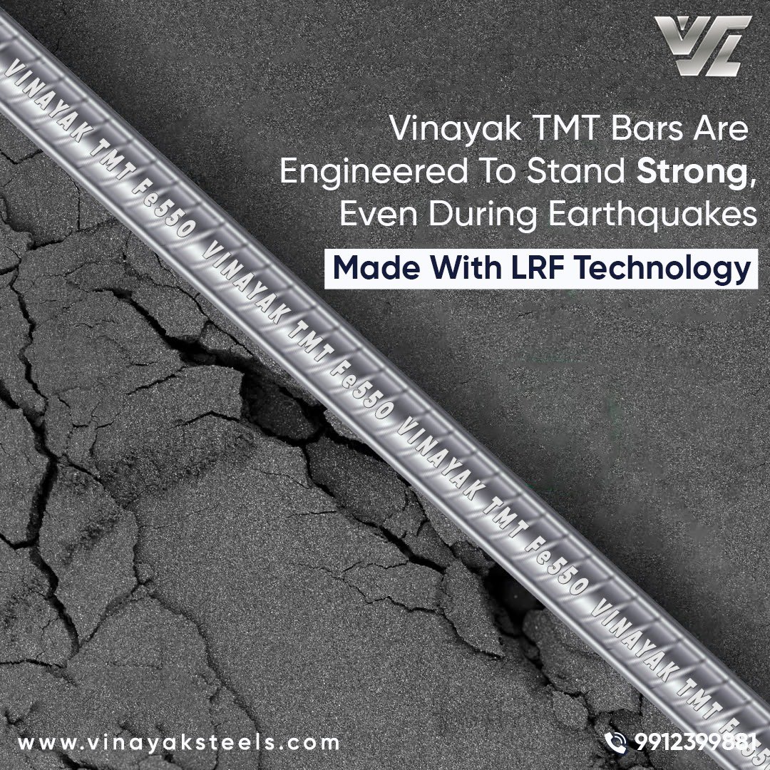 VinayakTMT's tweet image. Engineered to Stand Strong Even When the Ground Shakes.
🛠️ Built with precision. Backed by strength.
🏗️ Trust only the best for earthquake-resistant
#EarthquakeResistant #BuiltToLast #StructuralStrength #VinayakTMT #EngineeredStrength #SolidFoundation #madewithlrftechnology