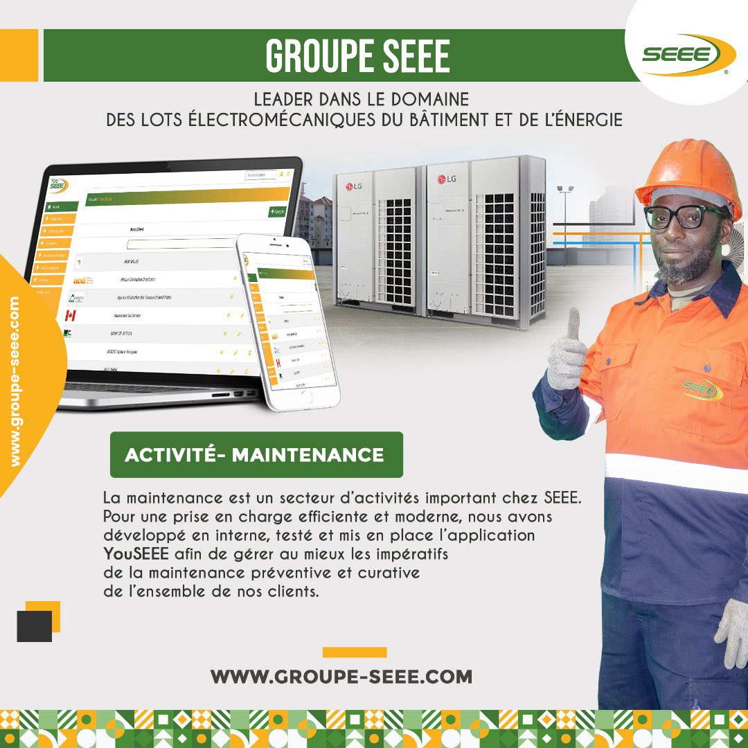 Le #GroupeSEEE révolutionne la gestion de la maintenance en alliant co-gestion intelligente entre prestataire et client et transparence totale. ✅
Avec YOUSEEE, gardez le contrôle, restez informé, et assurez une performance
                    groupe-seee.com