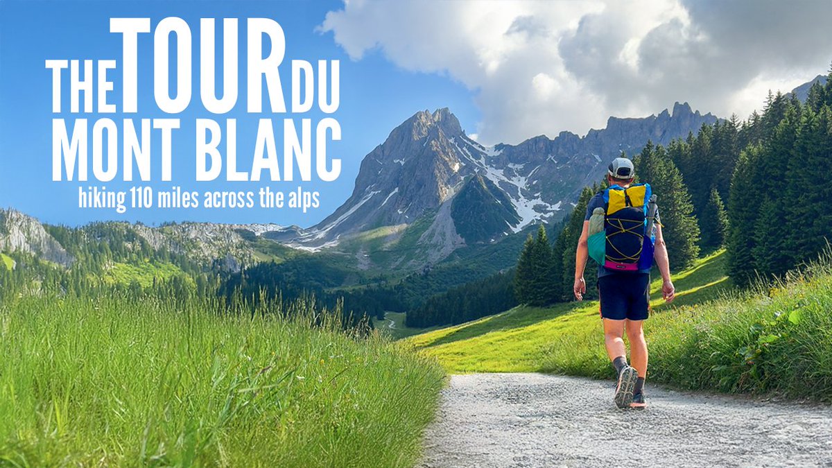 Realliambrown's tweet photo. OUT NOW!🍿 The Tour Du Mont Blanc: Hiking 110 Miles Across the Alps https://t.co/IAu6UDOxJa https://t.co/xaexwegGj5