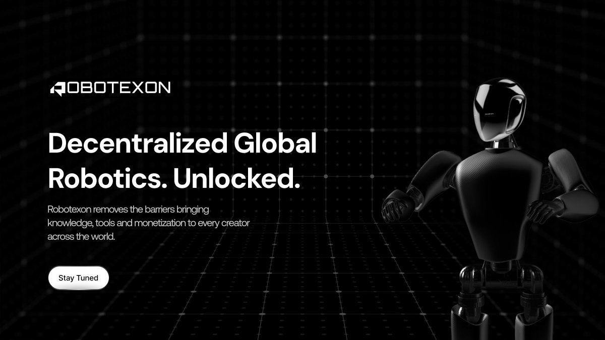 Robotexon's tweet image. 🦾 Robotics is advancing but access isn’t.
But not anymore.

#Robotexon is the first #decentralized #RWA platform built to:

- Democratize robotics learning
- Reward those who create knowledge
- Remove borders from testing, teaching and showcasing.

New era of robotics is on the…