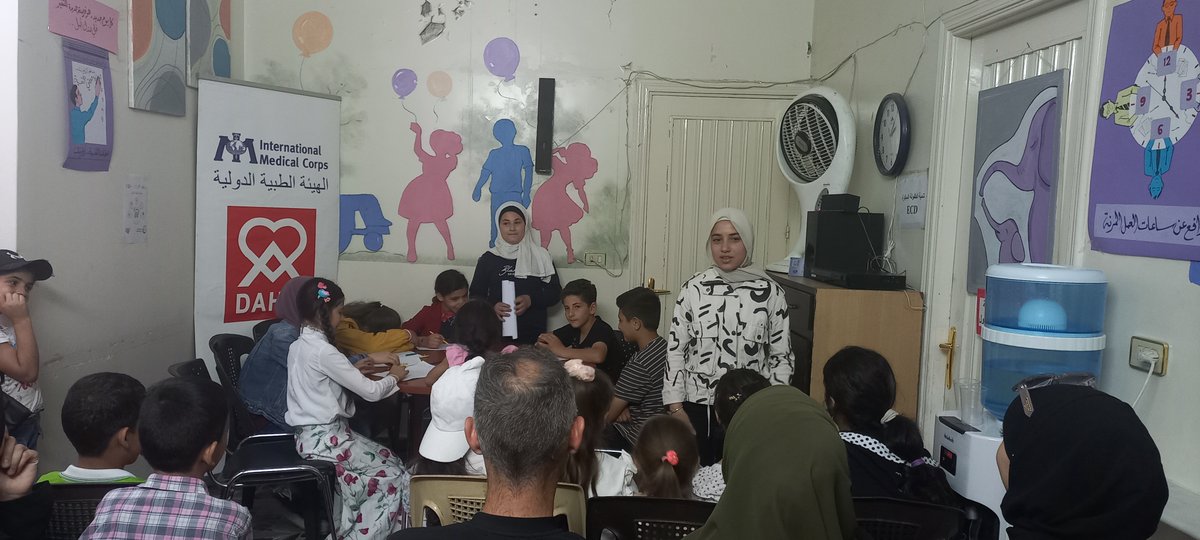 IMC_UK's tweet image. Children in Syria have grown up in the shadow of conflict - and they need our support.
In Hama, Syria, with support from DAHW, we're there for children and families.