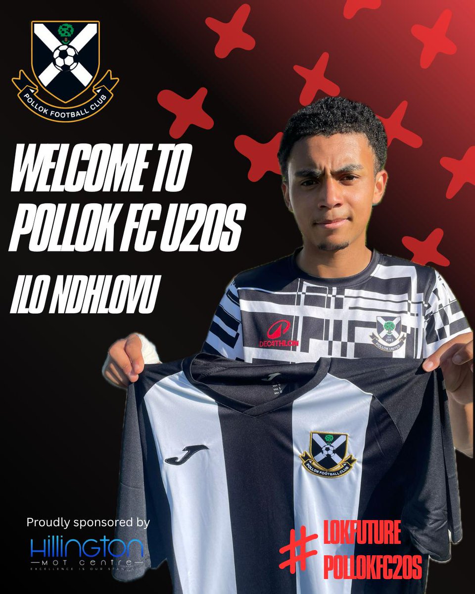 pollok2006's tweet image. We are delighted to confirm forward, Ilo Ndhlovu, has signed for Pollok Fc U20s . Ilo recently became the first player from our squad to play for @pollokfc scoring on his debut with his first touch .
#LOKFUTURE