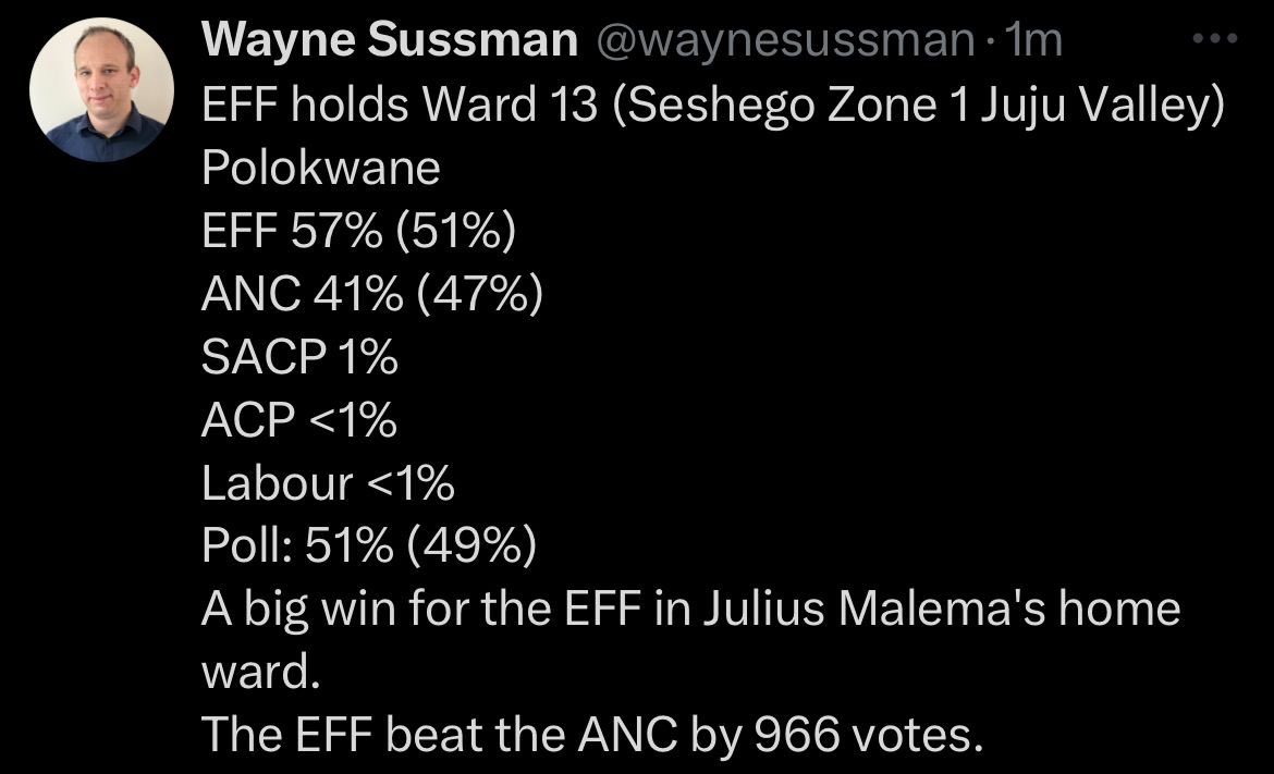 collensedibe's tweet image. Re Leboga @EFFSouthAfrica Ward 13 Polokoane Municipality le re dirile batho @GardeeGodrich