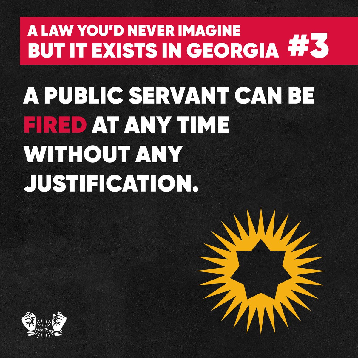 Daasrule's tweet image. True. This means that a superior can dismiss a public servant from their position at any time. Typically, these dismissals happen because the person doesn&apos;t serve the interests of Georgian Dream (GD). For example, there are numerous cases where public servants were fired simply…