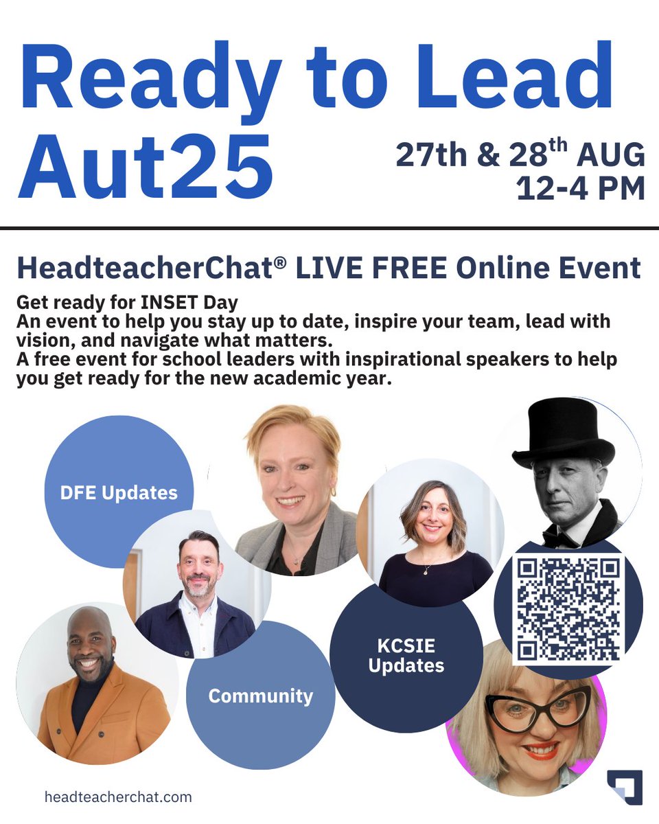 The new school year is coming. But what if this term could be something bigger?

Ready to Lead is a two-day online event designed to help school leaders start September with clarity, confidence, and support.

27–28 August 2025
Free and online

For headteachers, deputies, SENDCOs,