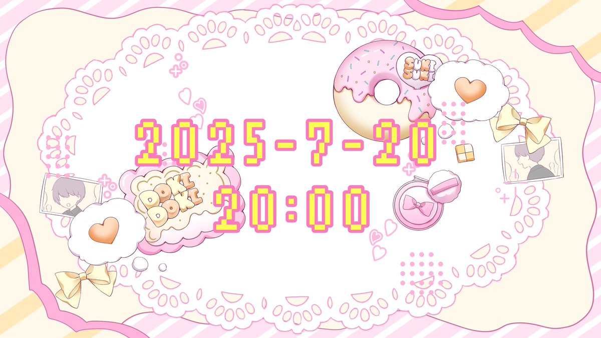 F91_haru's tweet image. 【💛予告💛】
2025-7-20 Sun 20:00〜
New Song release❣️
#vocanew #vocalopost