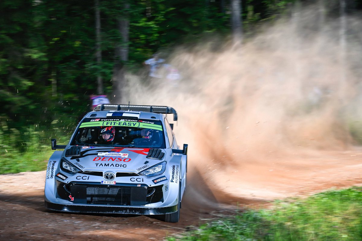 Fastest on shakedown at @rallyestonia 👌

Enjoying the flow of these fast piece of roads! We start rally tonight with short SS Tartu vald before unleashing power on proper stages tomorrow 🪵

#wrc #rallyestonia  #kallerovanperä #jonnehalttunen #konnegroup #pikiteam #marinefi